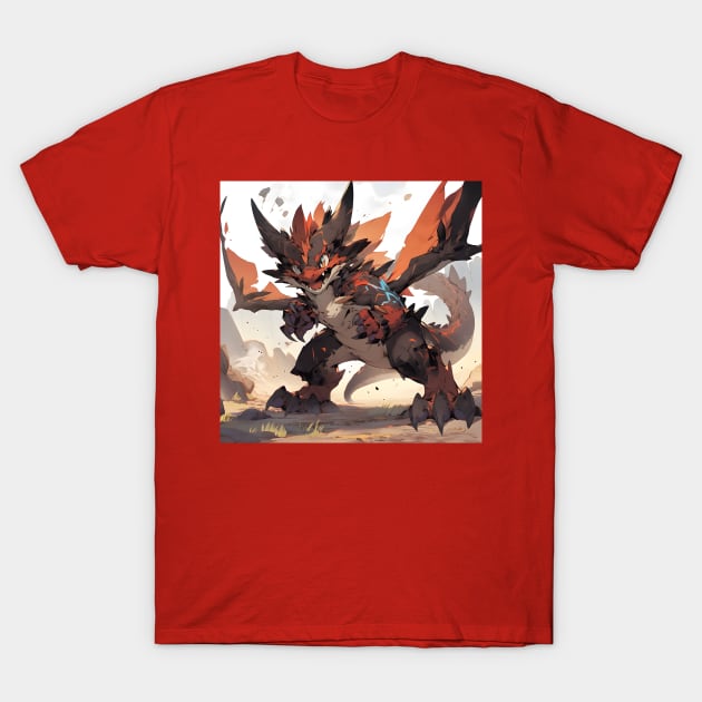 Dragon beast battle T-Shirt by HydraDreams